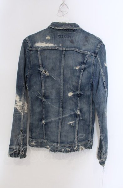 画像2: FUGA / デストロイデニムトラッカージャケット Gジャン 44 インディゴ O-25-05-18-027-FU-ja-YM-ZT357 (2)