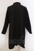 画像2: NO ID. BLACK / BIGロングプリントシャツ ONE ブラック O-25-05-18-029-NO-sh-YM-ZT0521A (2)