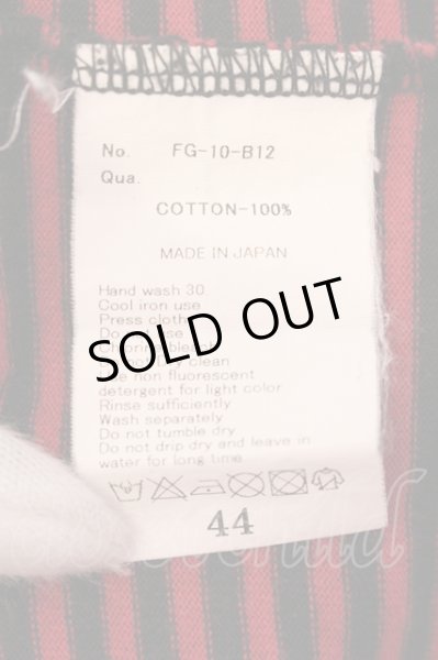 画像3: FUGA / Paganism 5Sカットソー 44 ブラックｘレッド O-25-05-22-033-FU-to-YM-OS (3)