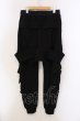 画像2: A.F ARTEFACT / CARGO SARROUEL EASY PANTS　パンツ 3 ブラック O-25-05-22-004-A.-pa-YM-ZT361 (2)
