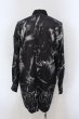 画像2: NO ID. BLACK / アイスバーグプリントクレリックシャツ 2 ブラック O-25-05-22-037-NO-sh-YM-ZT360 (2)