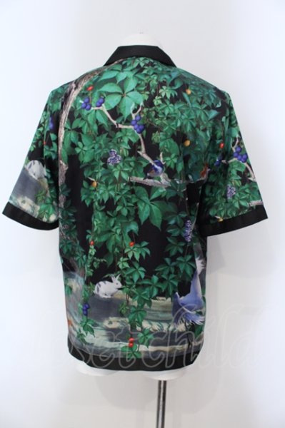 画像2: NO ID. / スカーフ切替オープンカラーシャツ 1 マルチ O-25-05-22-038-NO-sh-YM-ZT360 (2)