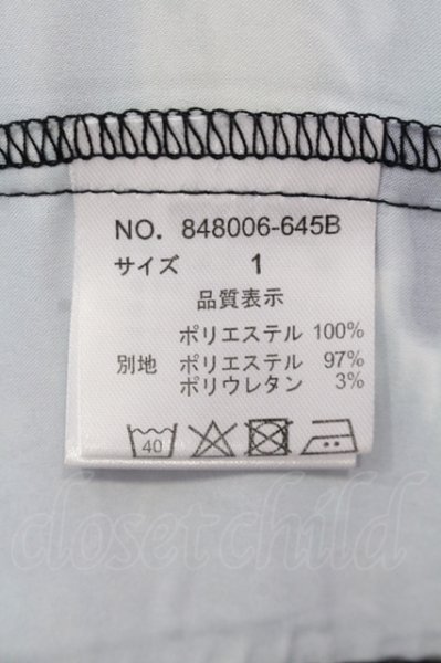 画像3: NO ID. / スカーフ切替シャツブルゾン 1 マルチ O-25-05-22-039-NO-ja-YM-ZT360 (3)