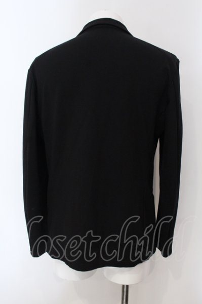 画像2: 5351pour les Hommes / スーパーストレッチダブルブレストジャケット 44 ブラック O-25-05-22-041-53-ja-YM-ZT342 (2)