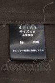 画像3: SHELLAC / イーグル刺繍ミリタリーシャツ 46 ブラウン O-25-05-22-042-SH-sh-YM-OS (3)