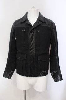 SHELLAC ブラックレザージャケット 46 SHELLAC レザーとスーツで表現する世界観 | ks clothing Styling