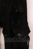 画像2: JULIUS / ’09FW デストロイデニムカーゴパンツ 1 ブラック O-25-05-22-006-JU-pa-YM-OS (2)