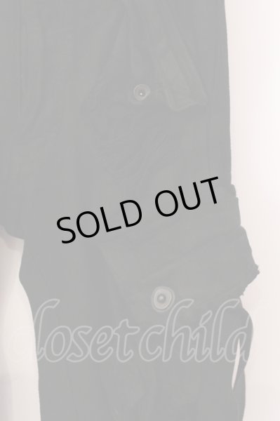 画像2: JULIUS / ’09FW デストロイデニムカーゴパンツ 1 ブラック O-25-05-22-006-JU-pa-YM-ZT361 (2)