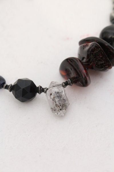 画像2: gunda / AMBER BR　ブレスレット  シルバーｘブラック O-25-05-22-053-gu-ac-YM-OS (2)