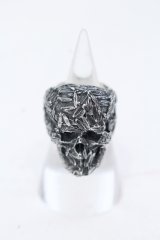Justin Davis / LAVENDER SKULL リング 約15号 シルバー O-25-05-22-055-Ju-rg-YM-OS