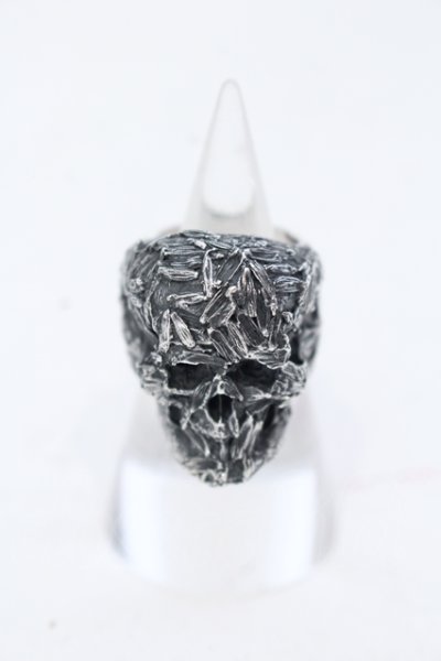 画像1: Justin Davis / LAVENDER SKULL リング 約15号 シルバー O-25-05-22-055-Ju-rg-YM-OS