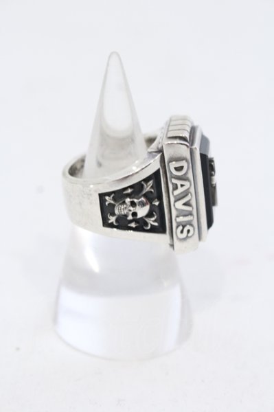 画像3: Justin Davis / FATIMA リング 14号 シルバーｘオニキス O-25-05-22-057-Ju-ac-YM-OS (3)