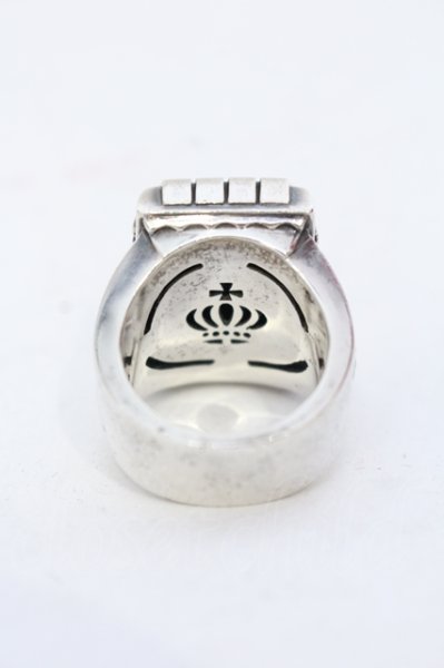 画像5: Justin Davis / FATIMA リング 14号 シルバーｘオニキス O-25-05-22-057-Ju-ac-YM-OS (5)