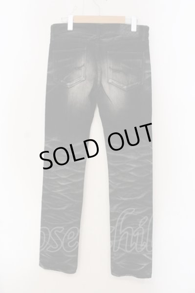 画像2: FUGA / Solar Eclipseデニムパンツ 42 ブラック O-25-05-22-007-FU-pa-YM-OS (2)