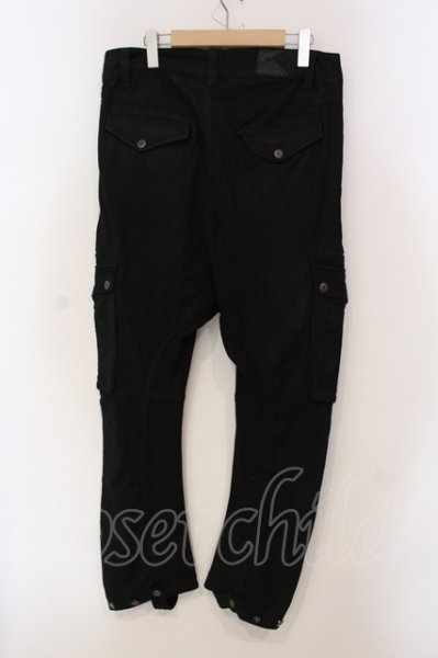 画像2: FUGA / コーティングサルエルカーゴパンツ 44 ブラック O-25-05-22-009-FU-pa-YM-ZT361 (2)