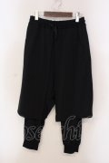 CIVARIZE / Pope レイヤードサルエルパンツ 44 ブラック O-25-05-22-010-CI-pa-YM-OS