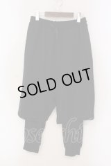 CIVARIZE / Pope レイヤードサルエルパンツ 44 ブラック O-25-05-22-010-CI-pa-YM-OS