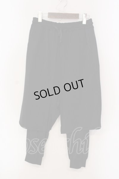 画像1: CIVARIZE / Pope レイヤードサルエルパンツ 44 ブラック O-25-05-22-010-CI-pa-YM-OS