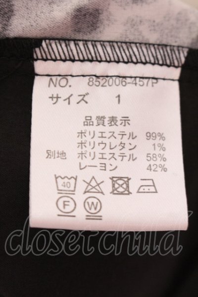 画像3: NO ID. / ハイウエストタックバギーパンツ 1 ブラック O-25-05-22-013-NO-pa-YM-OS