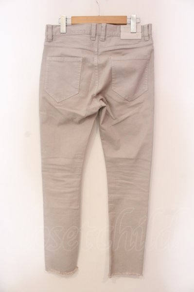 画像2: NO ID. / Cストレッチツイルクラッシュテーパードパンツ 1 グレー O-25-05-22-015-NO-pa-YM-ZT360 (2)