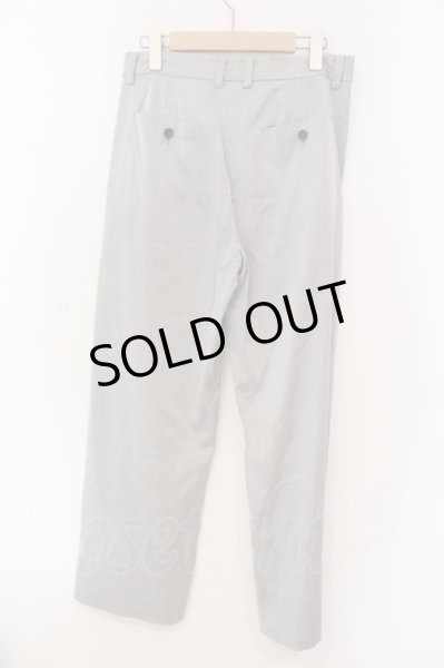 画像2: SHELLAC / タックワイドスラックス 42 シルバー O-25-05-22-016-SH-pa-YM-ZT0525C (2)