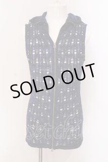 CIVARIZE PIKOコラボレーションスモークプリントシフォンカーディガン CIVARIZE / PIKOコラボスモークプリントシフォンカーディガン F