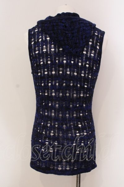 画像2: CIVARIZE / Injuryノースリロングニットパーカー 44 ブルー O-25-05-22-021-CI-to-YM-OS