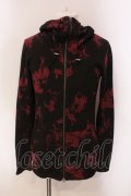 CIVARIZE / Cell総柄プリントロングパーカー 44 レッド O-25-05-22-022-CI-to-YM-OS