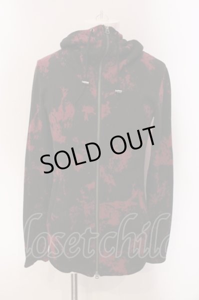 画像1: CIVARIZE / Cell総柄プリントロングパーカー 44 レッド O-25-05-22-022-CI-to-YM-ZT360 (1)