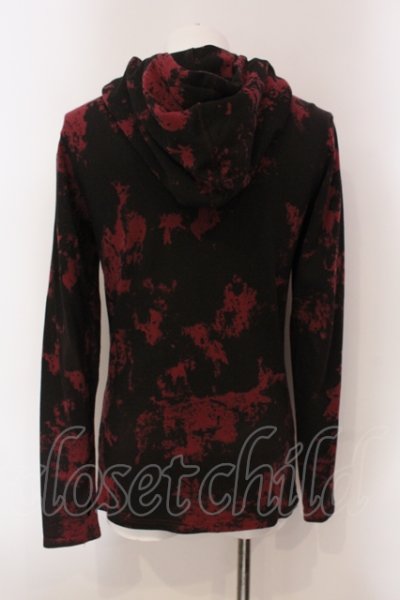 画像2: CIVARIZE / Cell総柄プリントロングパーカー 44 レッド O-25-05-22-022-CI-to-YM-OS