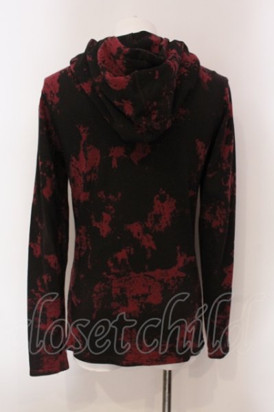 画像2: CIVARIZE / Cell総柄プリントロングパーカー 44 レッド O-25-05-22-022-CI-to-YM-ZT360 (2)