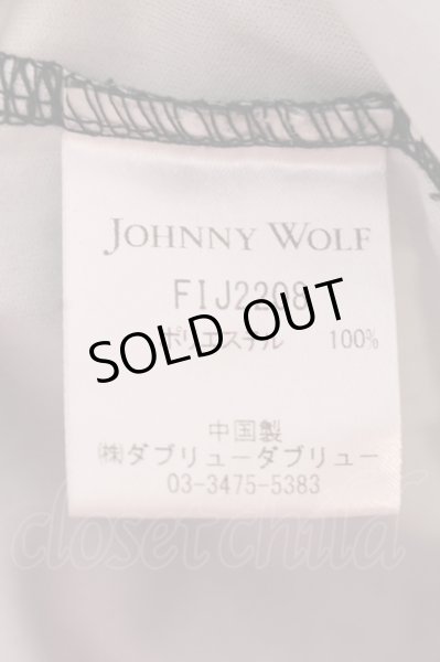 画像3: JOHNNY WOLF / 転写プリントUネックカットソー 1 ブラック O-25-05-22-026-JO-to-YM-OS (3)