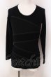 画像1: CIVARIZE / 傾斜ZIPロングカットソー 44 ブラック O-25-05-22-027-CI-to-YM-OS (1)
