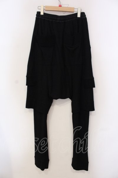 画像2: A.F ARTEFACT / WOOL LAYERED PANTS　パンツ 1 ブラック O-25-05-22-003-A.-pa-YM-OS