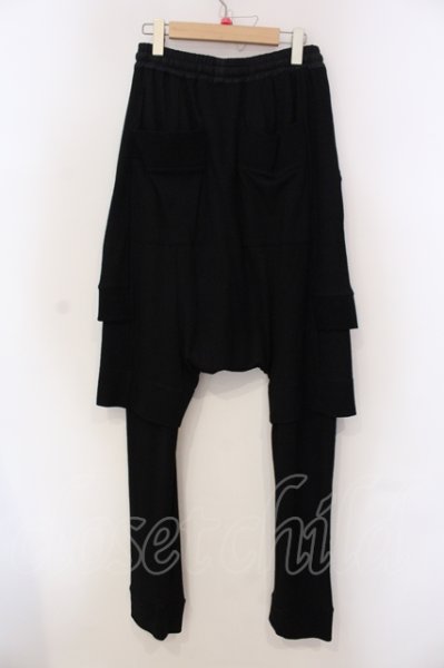 画像2: A.F ARTEFACT / WOOL LAYERED PANTS　パンツ 1 ブラック O-25-05-22-003-A.-pa-YM-ZT362 (2)