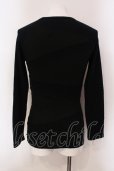 画像2: CIVARIZE / 傾斜ZIPロングカットソー 44 ブラック O-25-05-22-027-CI-to-YM-OS (2)