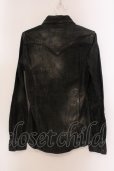 画像2: CIVARIZE / Rumple ヴィンテージデニムシャツ 44 ブラック O-25-05-22-029-CI-sh-YM-OS (2)