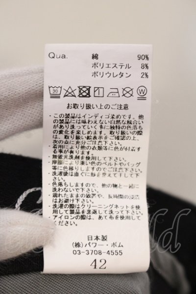 画像3: CIVARIZE / フリンジ切り替えスキニーデニムパンツ 42 ブラック O-25-05-25-033-CI-pa-YM-OS