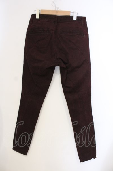 画像2: KMRii / Stretch Twill Pants 05 パンツ 1 レッド O-25-05-25-037-KM-pa-YM-ZT358 (2)