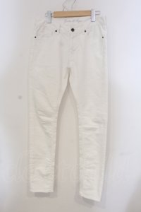 GOSTAR DE FUGA / クールマックスホワイトスキニーデニムパンツ 46 ホワイト O-25-05-25-038-GO-pa-YM-ZT358