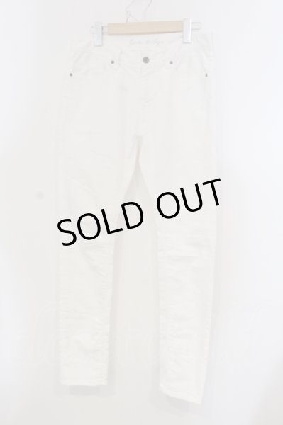 画像1: GOSTAR DE FUGA / クールマックスホワイトスキニーデニムパンツ 46 ホワイト O-25-05-25-038-GO-pa-YM-ZT358 (1)