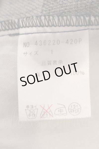 画像3: NO ID. / Herdmansリネンカモフラージュショートパンツ 1 ブルー O-25-05-25-042-NO-pa-YM-ZT368 (3)