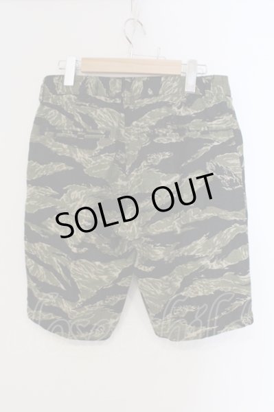 画像2: NO ID. / Herdmansリネンカモフラージュショートパンツ 1 カーキ O-25-05-25-043-NO-pa-YM-ZT368 (2)