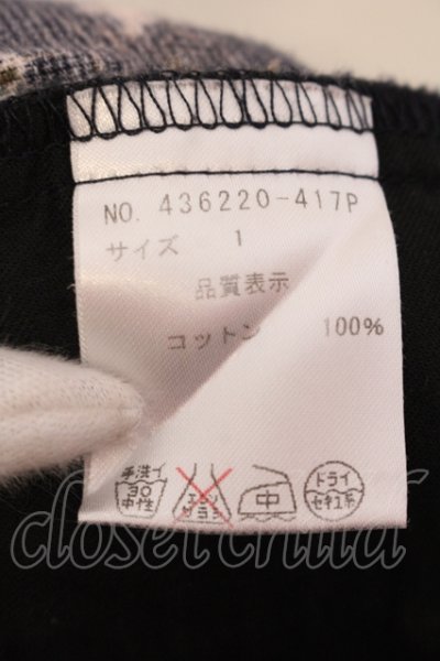 画像3: NO ID. / コットンカラミ織パナマプリントショートパンツ 1 ネイビー O-25-05-25-046-NO-pa-YM-OS