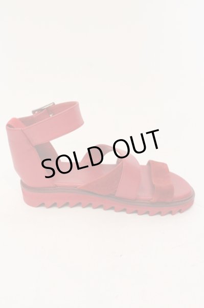 画像5: Moonage Devilment / レザーサンダル  レッド O-25-05-25-054-Mo-sho-YM-OS (5)