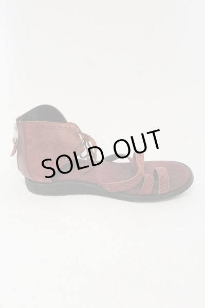 画像5: Moonage Devilment（清春） / Iroquoisコラボ　レザーサンダル 42 ワイン O-25-05-25-055-MO-0-YM-ZT-S001 (5)