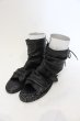画像1: CIVARIZE / Tripレザーレースアップブーツサンダル 約27.5cm ブラック O-25-05-25-056-CI-sho-YM-ZT-S001 (1)