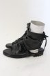 画像3: CIVARIZE / Tripレザーレースアップブーツサンダル 約27.5cm ブラック O-25-05-25-056-CI-sho-YM-ZT-S001 (3)