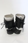 画像4: CIVARIZE / Tripレザーレースアップブーツサンダル 約27.5cm ブラック O-25-05-25-056-CI-sho-YM-OS