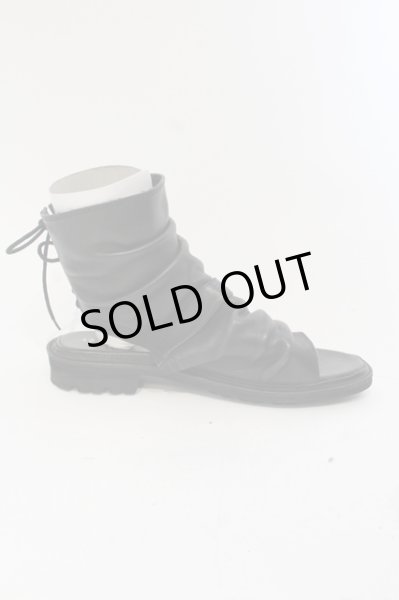 画像5: CIVARIZE / Tripレザーレースアップブーツサンダル 約27.5cm ブラック O-25-05-25-056-CI-sho-YM-ZT-S001 (5)